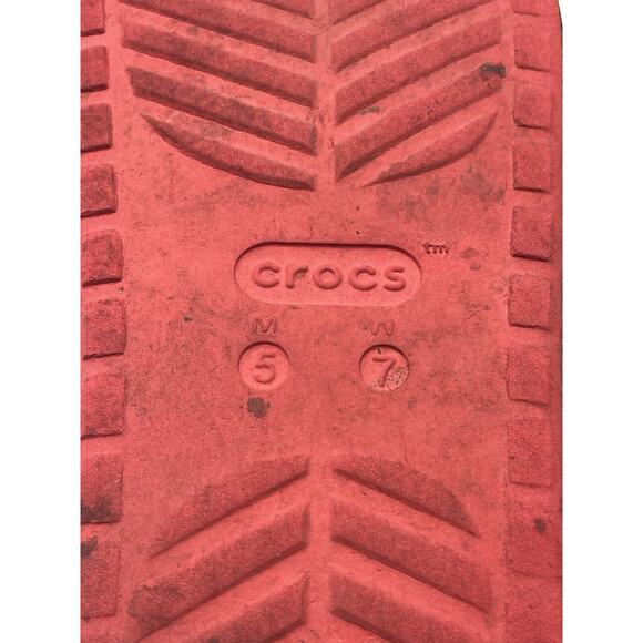 Crocs X Star Wars Darth Vader Unisex Size M5 W7 Black Red Slide Sandals - Picture 10 of 10